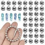 DANNEASY 40pcs Cat Eye Nail Magnet Beads, Cat Eye Gel Nail Polish Magnet Nail Art Magnet Stick Cat Eye Magnetic Nail Polish Multi-Function Magnets for Nails Salon