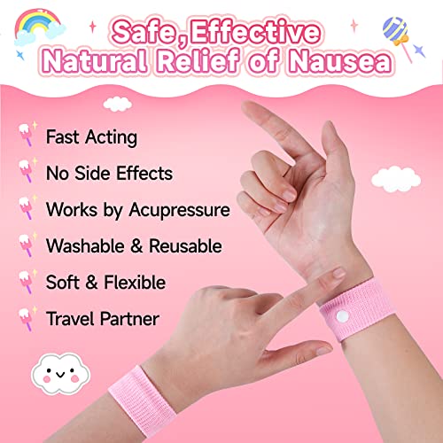 Meiyyj J Motion Sickness Bands Kids Cruise Accessories Must Have Travel Sickness Bands For Kids Gifts For Morning Sickness Relief Seasickness Wristband Cruise Travel Essentials