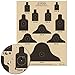 Rite in the Rain Weatherproof 25m Alt C Qualification Targets, M16A1, 17" x 22", 10 Tan Tactical Targets per Pack (No. 9127X)