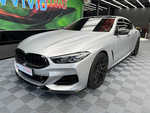 Image of ColorFusion PPF by VViViD, Matte Stealth Chrome Silver Dry Apply PPF Vinyl Car Wrap Roll 20ft x 5ft