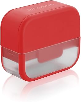 Microplane Garlic Mincer and Slicer Set (Red)