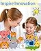 Vaiheng Toys for Toddlers 1-3, Montessori Toys for 1 2 3 Year Old Boys & Girls, Toy Age 2-4 0-2 Kids Baby, 1 2 3 Year Old Girls Boys Gifts, Wooden Animal Blocks Stacking Education Puzzles Toy