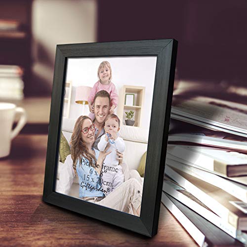 Image of Giftgarden 6x8 Picture Frames Black Photo Frame 6 x 8 for Wall or Tabletop Display, Set of 6