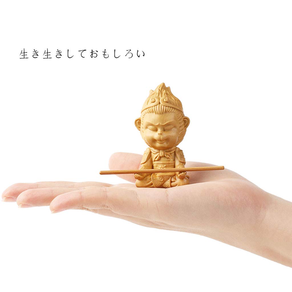 Amazon.co.jp: 孫悟空の置物・木製彫刻 神像 美術品「西遊記 孫悟空