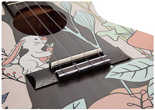 Concert Ukulélé, Bois Entier Acajou Lapin Modèle 23 Pouces Yukulele Avec Sac Kit Débutant-23pouces - Les Beatles, Paul McCartney, John Lennon, RIngo Starr, George Harrison Concert Ukulélé, Bois Entier Acajou Lapin Modèle 23 Pouces Yukulele Avec Sac Kit Débutant-23pouces – Image 4