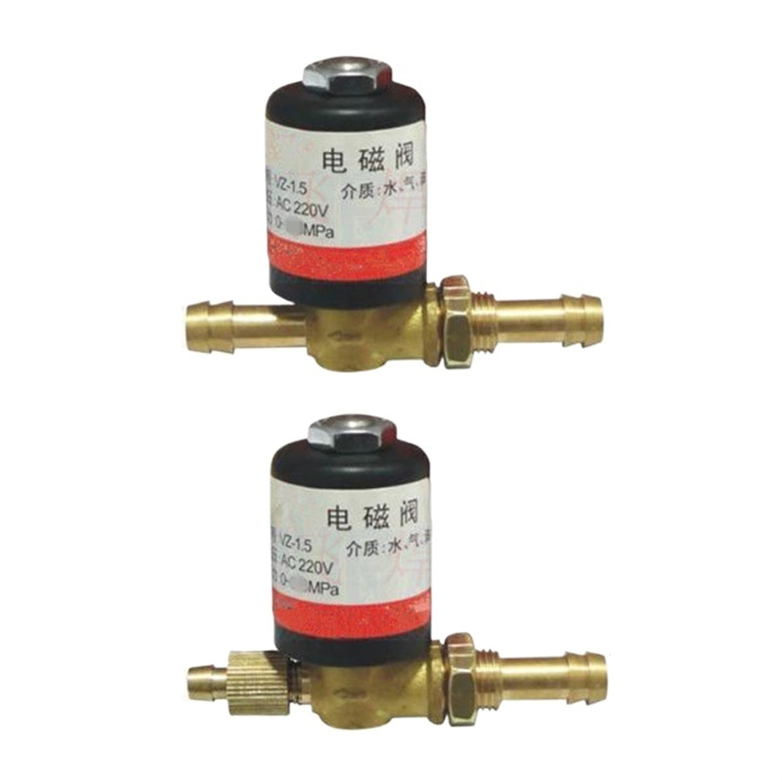 VZ-1.5 Magnetventil, 0–0,6 MPa, 2-Wege-Schweißgerät, Zubehör für Luft/Gas/Wasser, 24 V-220 V (220 V, mit Schnalle)