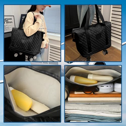 Sac à bagages pliable extensible Jorzer pour séparer le linge humide - 4