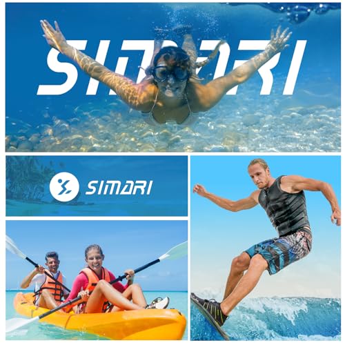 Foto von SIMARI Schnelltrocknende Wasserschuhe für Damen und Herren Sport Barfuß Tauchen Schwimmen Wellenreiten Wasser Gehen Sandstrand Yoga WP001