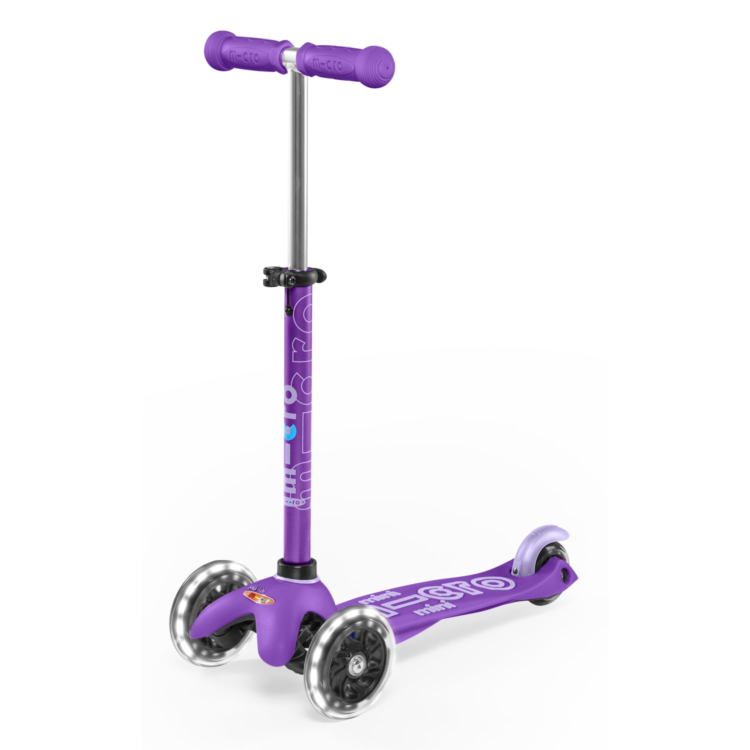Micro Micro Deluxe - Monopattino per bambini con manubrio regolabile, ruote luminose, per ragazzi e ragazze