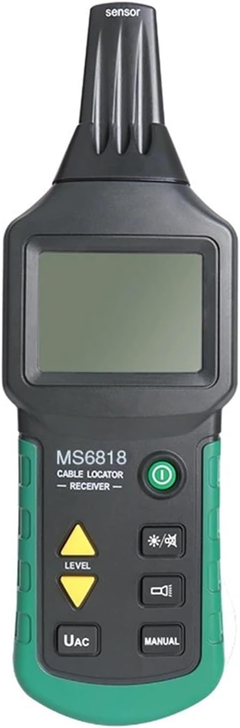 MS6818 Professional Wall Wire Cable Tracker Water Gas Pipe Locator Earth Floor Line Short Circuit Fault Detector Voltage 12~400V