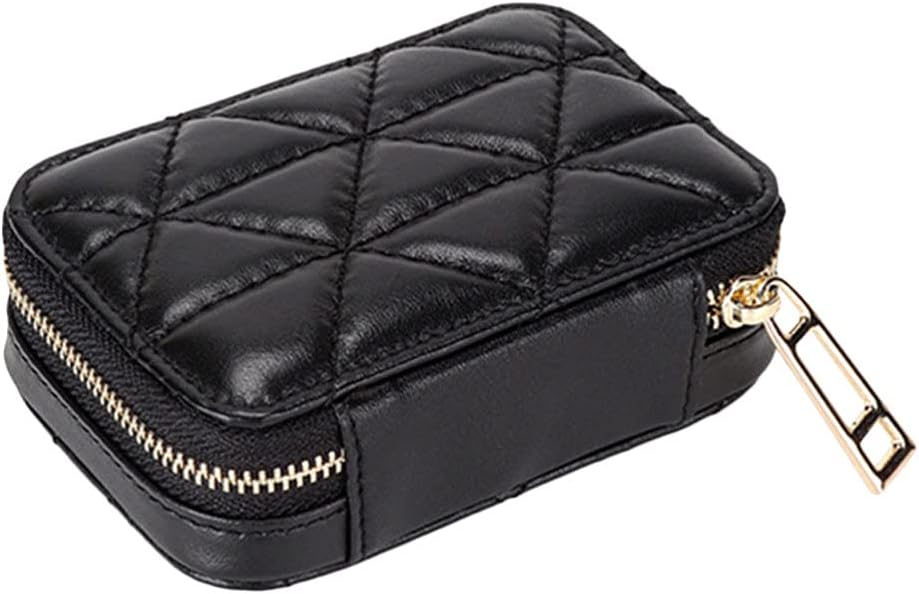 SOIMISS Small Makeup Bag Outdoor Makeup Pouch Lipstick Lip Case Cosmetic Organizer Purse with Mirror for Women
