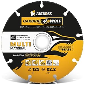 Amboss Carbide Wolf Hartmetall-Trennscheibe