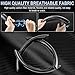 Amiss 3pcs Carbon Fiber Anti-Skid Steering Wheel Cover, Segmented & Butterfly Design, Universal 99% Car Wheel Cover Protector, Black