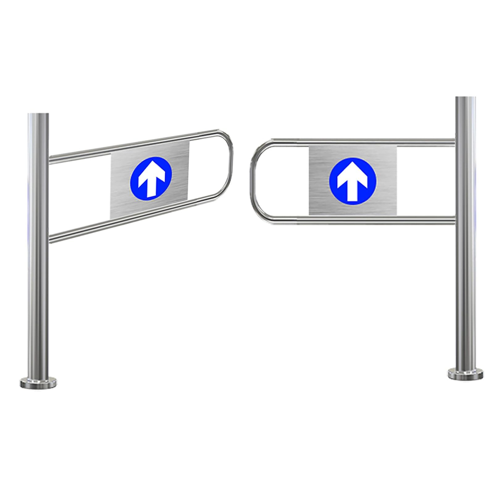 Aioneer Swing Gate With Spring-Loaded Self-Closing Mechanism For Pedestrian Access Control In Commercial Spaces-3.28 * 3.28ft