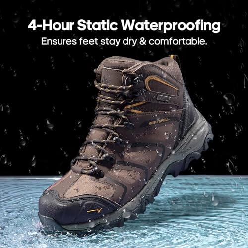 NORTIV 8 Waterproof Work Boots for Men Steel Toe Safety Construction Boots3