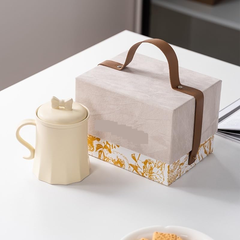 Tasse à thé Tasse à thé à bulles en céramique légère et luxueuse avec filtre Récipient de trempage
