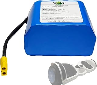 7S2P 29,4V Lithium-Ionen-Akkupack 24V 4Ah wiederaufladbarer Hoverboard-Akku für selbstbalancierende Roller, 117,6 Wh Motor mit XT60-Stecker