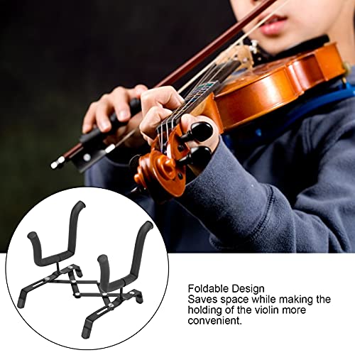 Support de violon pliable, support de rack portable tenant un support de sol pour guitare ukulélé violon mandoline (noir) - Les Beatles, Paul McCartney, John Lennon, RIngo Starr, George Harrison Support de violon pliable, support de rack portable tenant un support de sol pour guitare ukulélé violon mandoline (noir) – Image 5