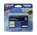 Brother P-touch Genuine TZe-344, ~3/4" (0.7") Gold on Black Standard Laminated Tape –26.2 ft(8m) (TZE344)