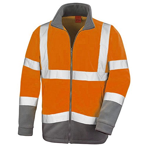 Veste de sécurité en micro polaire homme orange taille L Result Core