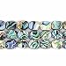 Natural 10mm Abalone Shell Flat Rectangle Beads Strand 16" Jewelry Making Beads