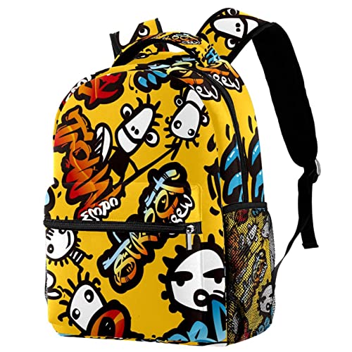Sac à dos de voyage Leisure Campus jaune pour sorties et weekends