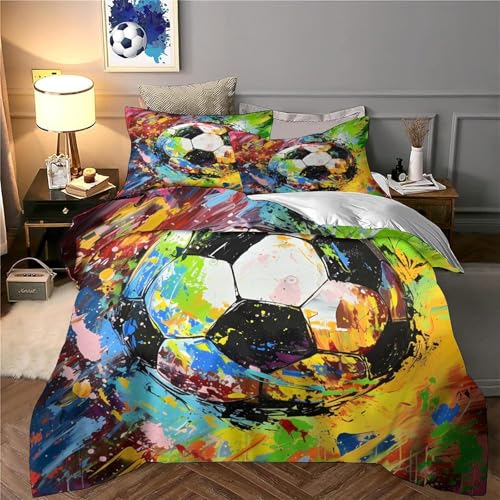 Parure de lit loup 3D effet microfibre résistante et ultra douce de taille King