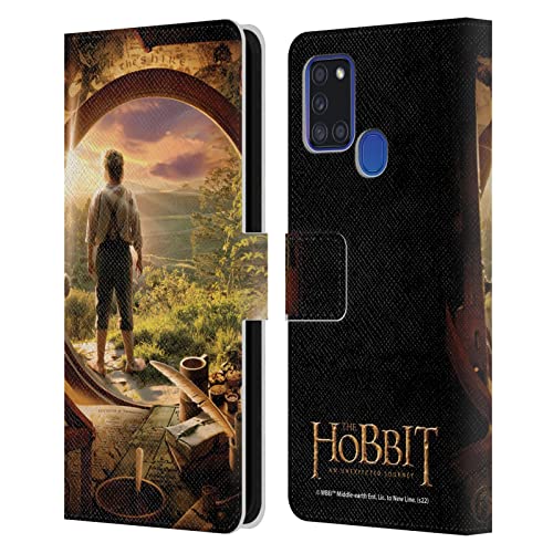 Coque Hobbit Samsung Galaxy A21s étui portefeuille cuir à rabat