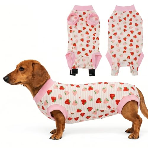 Image of Dog Surgery Recovery Suit Spay Recovery Onesie for Female Male Dogs