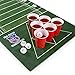 Produktbild Evil Jared's Beer Pong Matte Set | 180 x 60 cm Wasserfest und Reißfest | Inkl. 60 Red Cups + 4 Mini Shot Cups + 6 Ping Pong Bälle | American Football Design Trinkspiel
