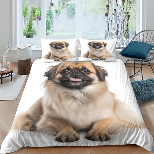 Housse de couette plumes de paon parure de lit 200x200 imprimé 3D avec fermeture éclair - 4