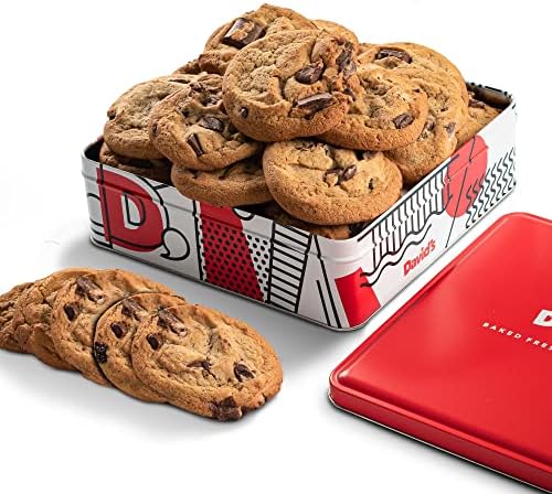 David's Cookies Chocolate Chunk Fresh Baked Cookies 1 Lb. Gift Tin