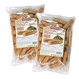 Toufayan Sesame Breadsticks - Crispy Oven-Baked Breadsticks with Sesame Seeds - Kosher Pareve, Vegan (2 Pack)