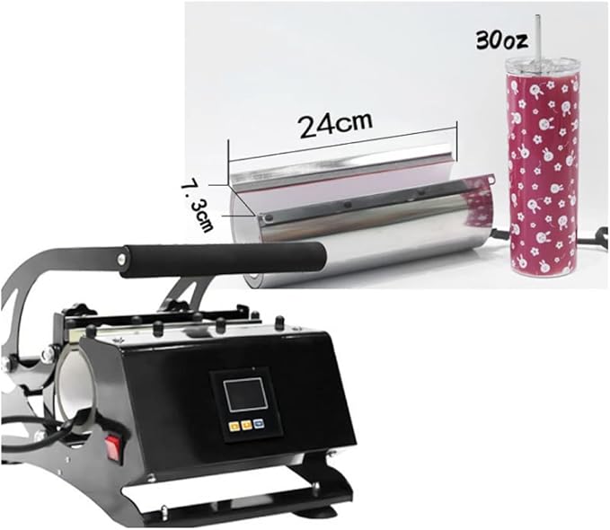 INTBUYING Máquina de Prensa Térmica 6 en 1 para Tazas miniatura 8
