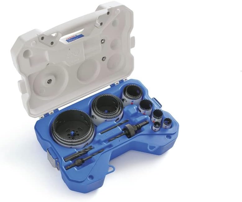 Lenox Tools - 308011200P Bi-Metal Speed Slot Hole Saw with T3 Technology, Plumber's Kit, 17 Piece