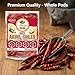 Chile De Arbol 4oz - Dried Whole Red Chili Peppers, Premium All Natural Stemless, Resealable Bag. Use in Mexican, Chinese and Thai Dishes. Spicy Hot Heat Full of Flavor