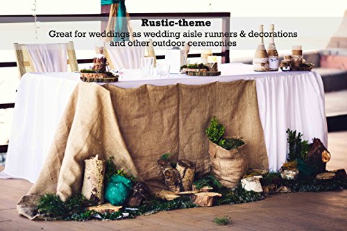 Sandbaggy Burlap Fabric Roll | 40 Inch By 300 Ft | Great For Garden, Yard, Wedding, Craft, Decorating Tables | Constructed From Industrial Grade Burlap Fiber | 30% Thicker Than Competition (1 Roll) #TOP5
