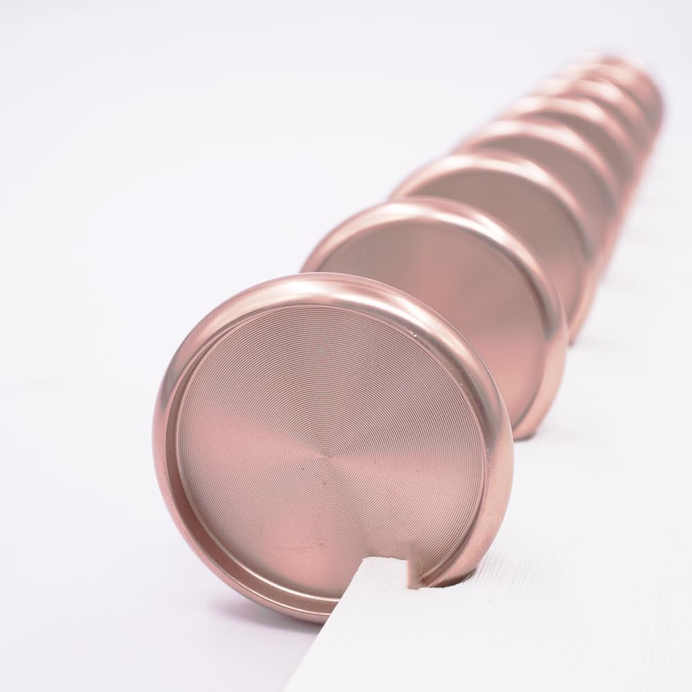 11pcs 1.25" Metal Discbound Expansion Discs Rose Gold DIY Planner Premium Discs for Discbound Notebook Expander Metal Disc 2026(RoseGold,1.25 inch/32 mm)