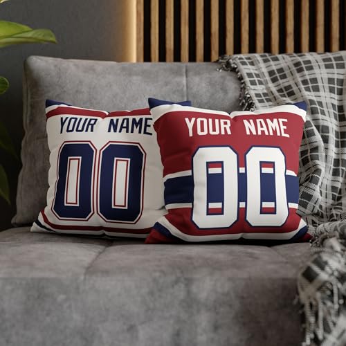Image of ANTKING Throw Pillow 2 Packs Personalized Custom Any Name Number for Men Women Boy Gifts