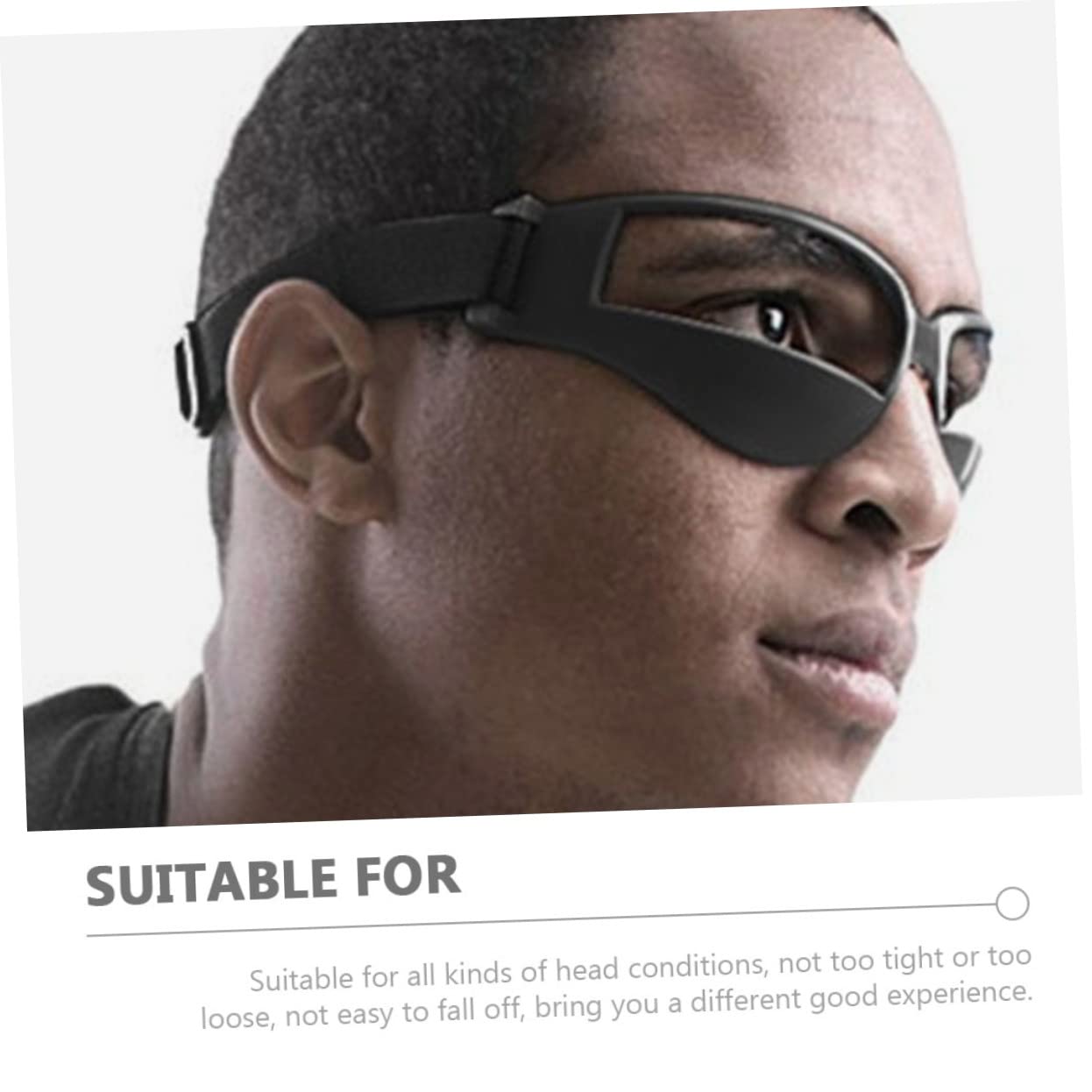 BRIGHTFUFU Practical Basketball Goggles Lightweight Sports Dribble Glasses for Outdoor Sports Accessories