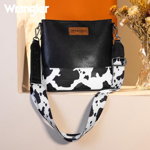 Image of Wrangler Crossbody Purses for Women Two Tone Crossbody Bags Women Purses and Handbags