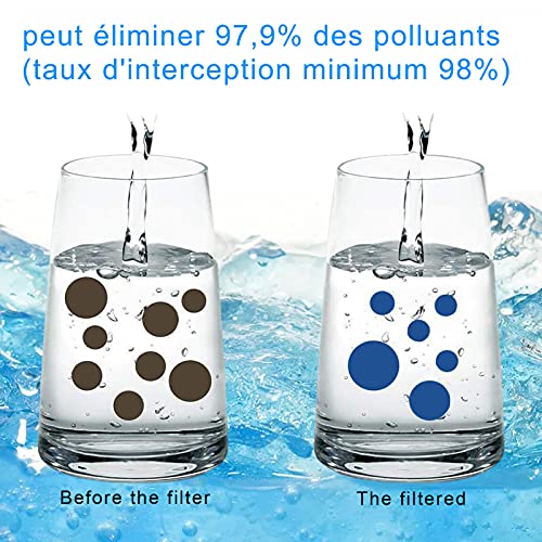 LZH FILTER 1812-75GPD RO Membran, Umkehrosmose, Rücklauf, Wasserfilter, Ersatz, für Wasserfiltersystem mit 5 Etagen - Image 5