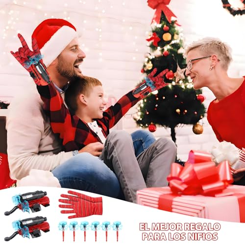 Image of 2PCS Hero Launcher, Kids Launcher Glove, Spider Web Throwing Toys