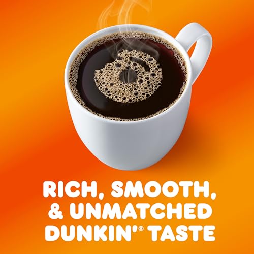 Dunkin' Original Blend Medium Roast Ground Coffee, 18 Ounce (Pack of 6)