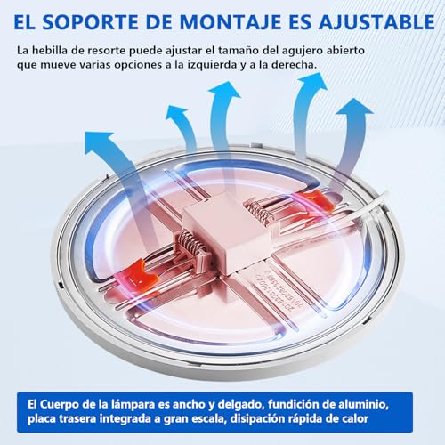 La Mejor Lista de Lamparas empotrables - los más vendidos. 12 lamparas empotrables marca Megaluz (3)