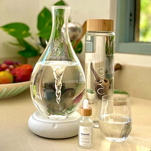 Mayu Concentrated Ionic Trace Mineral Drops - Rich Concentrate Electrolytes: Magnesium Chloride Sodium Supplements - Essential Blend Drop For Immune Support - Nutrient-Packed Alkaline Water - 1 Fl Oz #TOP6