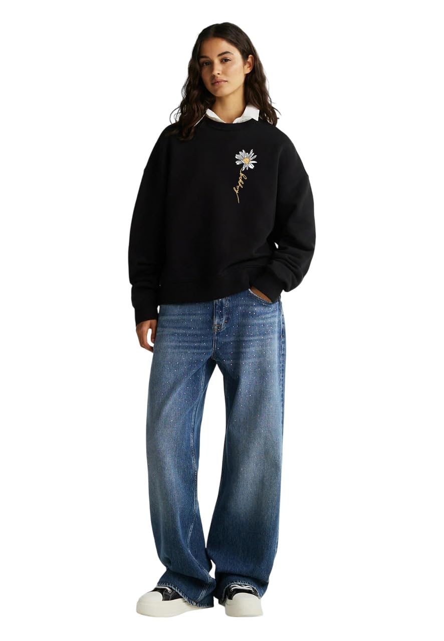 kotty Women's Soft-Touch Sweatshirt Designed, Layering Flexibility and Urban Winter Styling-picture-40