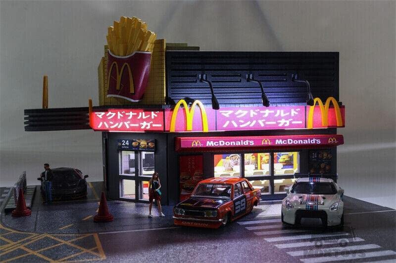 Amazon.co.jp: 1/64 MAGIC CITY ジオラマ マクドナルド : おもちゃ