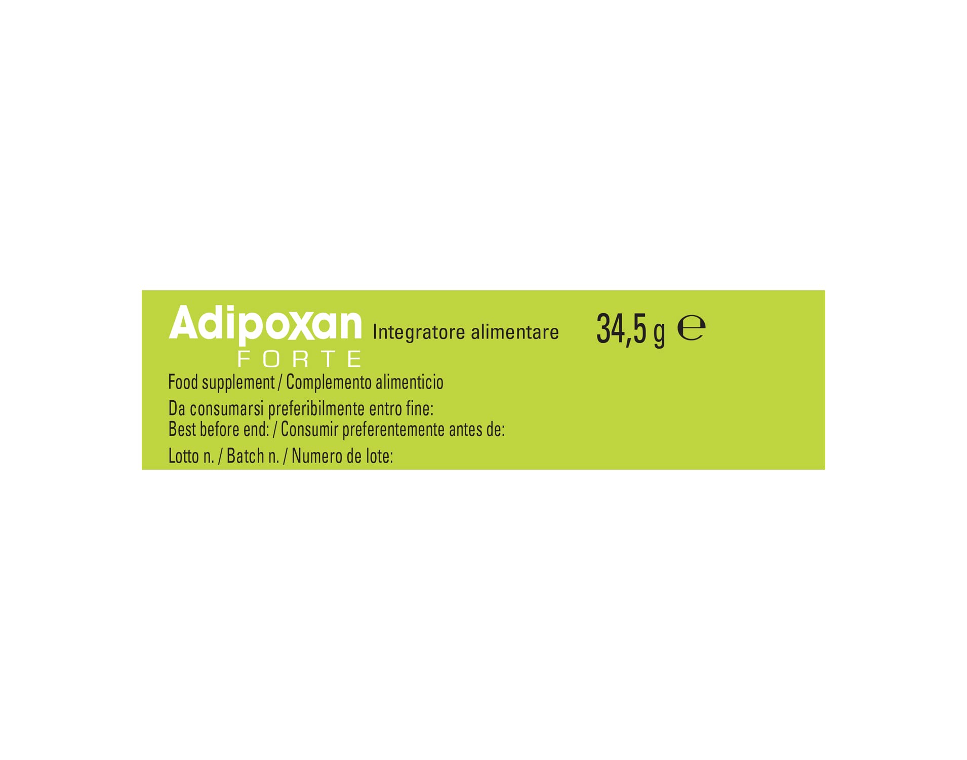Naturando Adipoxan Forte - integratore alimentare Trattamento pancia e fianchi - 30 capsule