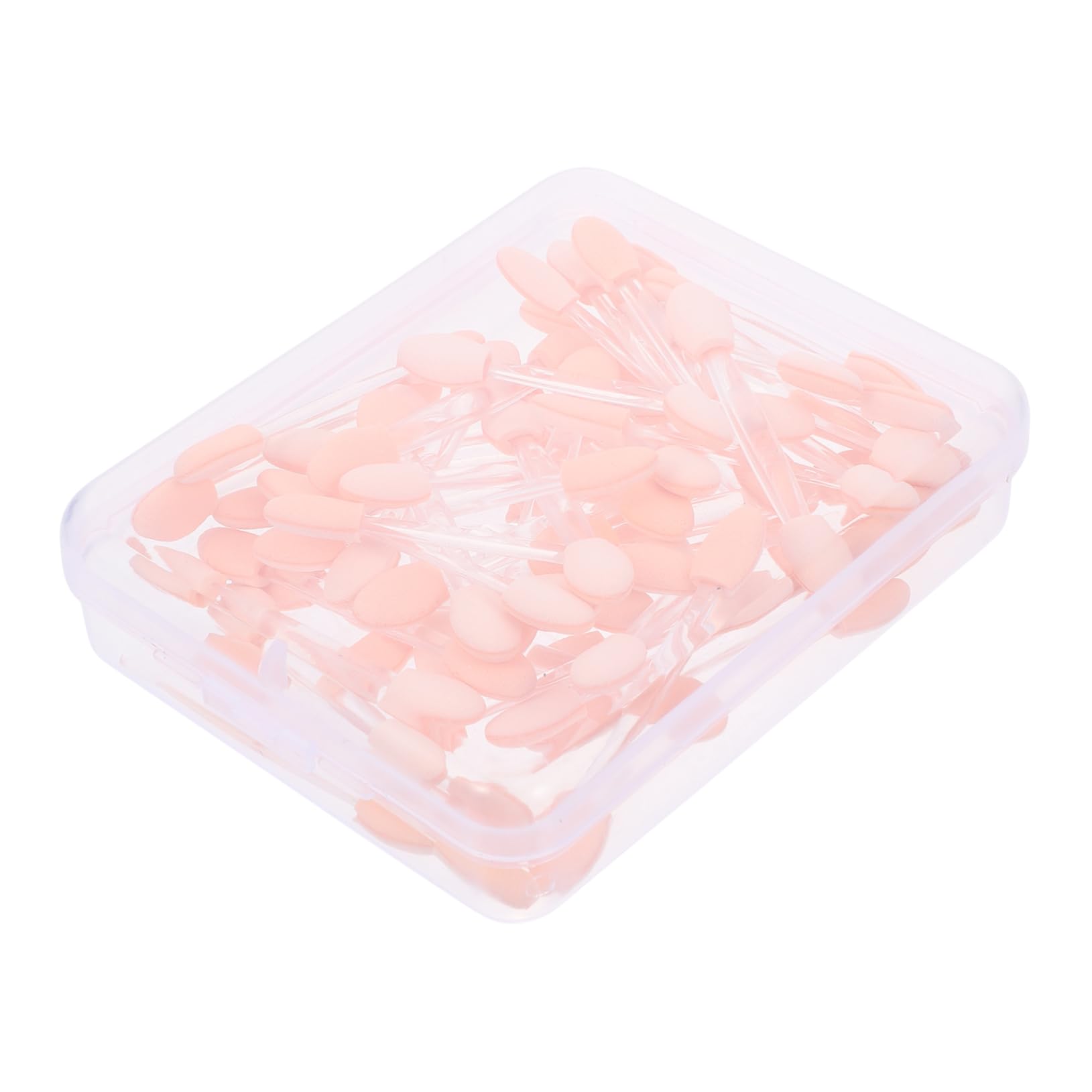 SHERCHPRY 50pcs Eyeshadow Makeup Sticks Foam Eye Shadow Applicators Mini Makeup Brushes for Eye Shadow Blend